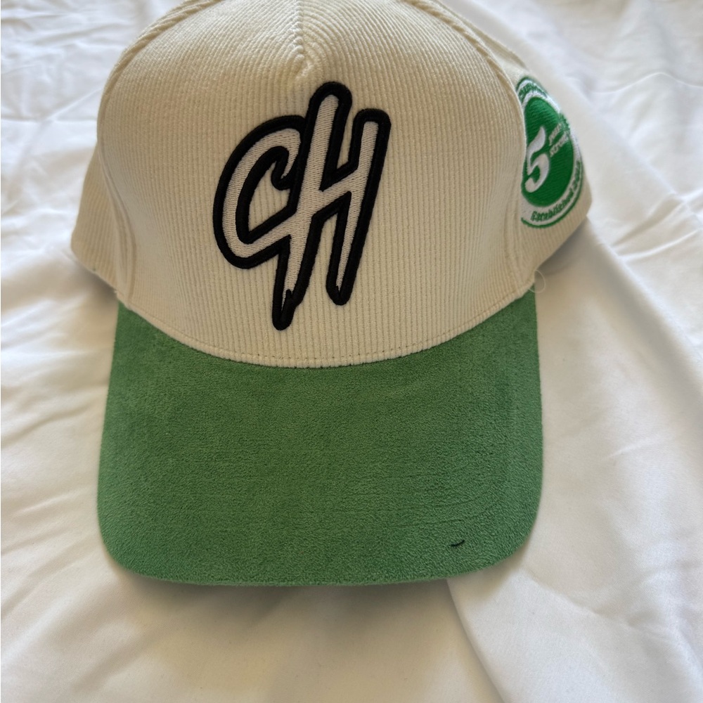 Central Hype Logo Cap with Green Brim